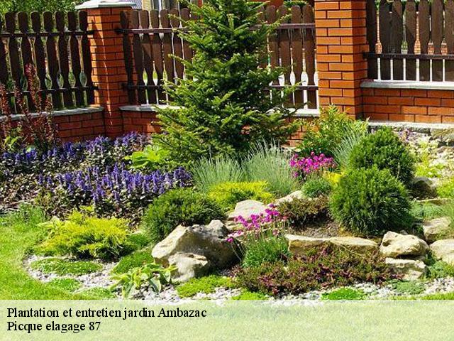 Plantation et entretien jardin  ambazac-87240 Picque elagage 87